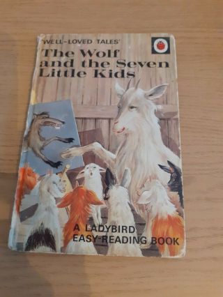 The Wolf And 7 Little Kids Ladybird Book Series 606d Vintage 1st Edition 2 