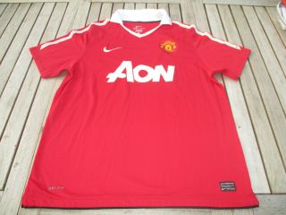 Mens Nike Dri - Fit Manchester United Aon Jersey Shirt Size L Large