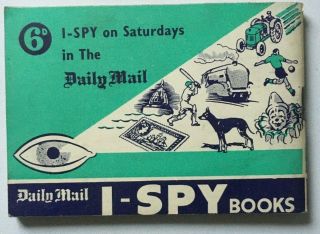 I - SPY AT THE ZOO - BIRDS & REPTILES.  NO.  6.  RARE 1925.  DAILY MAIL POCKET P/B BOOK 2