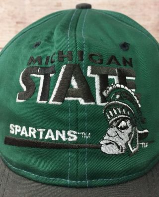 Vintage Twins Enterprise MSU Michigan State Spartans Sparty Hat Cap Snap Back 3