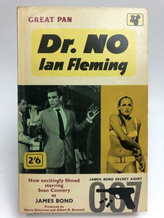 Dr.  No Ian Fleming Pan Books James Bond Movie Tie In Sean Connery
