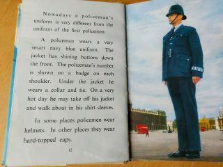 Vintage Ladybird Book People At Work series 606B The Policeman. 3