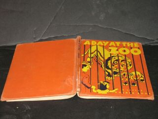 A LITTLE GOLDEN BOOK RARE LIBRARY EDITION A DAY AT THE ZOO CONGOR 1950 2