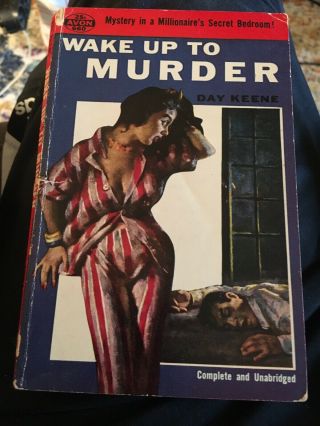 Wake Up To Murder By Day Keene,  Avon 660,  Good,  Vintage