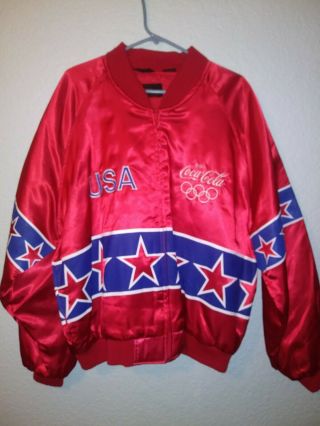 Usa Olympic Coca Cola Jacket 1984 Los Angeles
