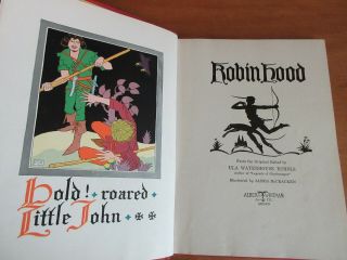 Old ROBIN HOOD Book LEGEND HERO GOLDEN ARROW BOW ARCHERY MYTHOLOGY KNIGHT KING, 3