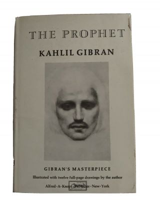 The Prophet - Kahlil Gibran Hardcover Edition In Dustwrapper 1975