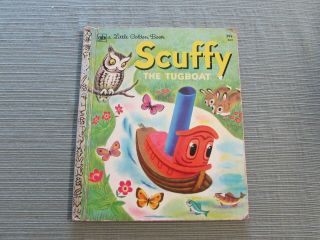 1972 A Little Golden Book " Scuffy The Tugboat " 363