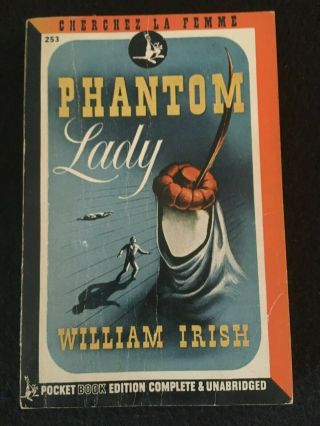 Phantom Lady By William Irish (cornell Woolrich) Pocket Books Paperback