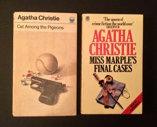 1977 Cat Among The Pigeons By Agatha Christie,  1980 Miss Marple’s Final Cases