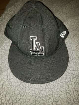 Era 9fifty Basic Snapback Hat Cap Mlb Los Angeles La Dodgers Black
