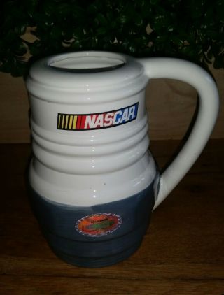 Nascar Official Oversized Spark Plug Mug Beer Coffee Cup Mancave Bar Memorabilia