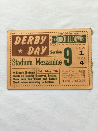1949 Kentucky Derby Ticket Stub Churchill Downs Derby Days