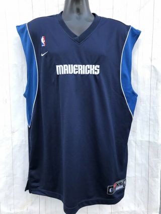 Vintage Team Nike Dallas Mavericks Jersey Mens Xxl