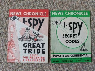 Rare I - Spy Vintage Childrens Books: The Great Tribe And Secret Codes.