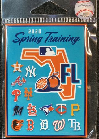 2020 Mlb Grapefruit League Spring Training Logo Magnet - With All 15 Teams