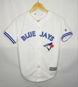 Toronto Blue Jays Majestic Baseball Jersey Josh Donaldson Size Medium Youth Mlb