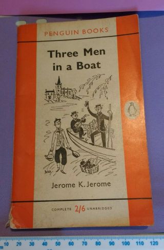 Three Men In A Boat Jerome K Jerome 1957 Penguin Vintage Paperback