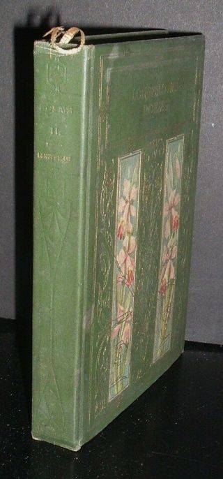 Lqqk Antique Illust.  Hb.  Longfellows Poems By Henry W.  Longfellow