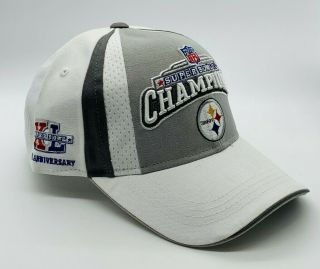 Pittsburgh Steelers Bowl Xl Champions Ball Cap Hat Nfl Reebok 2006 40th