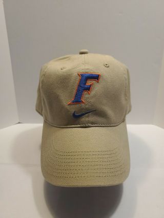 Nike Team Florida Gators Football One Size Fits All Golf Hat Cap Brown Cotton