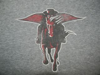 Texas Tech University Red Raiders Gray T Shirt Men 