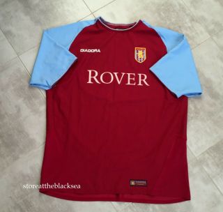 Aston Villa 2003 2004 Home Football Soccer Shirt Jersey Trikot Men Xl