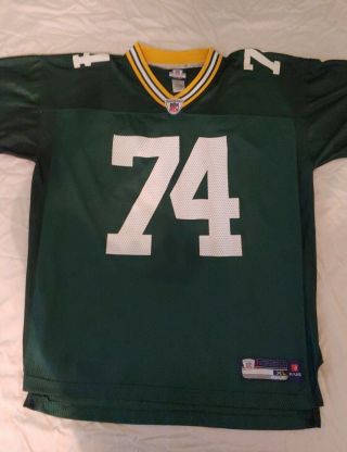 Vintage Green Bay Packers Aaron Kampman 74 Nfl Football Jersey Mens Size Xl