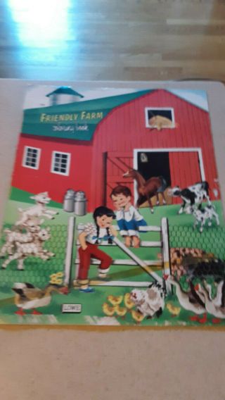 Friendly Farm Vintage Coloring Book From Papa 