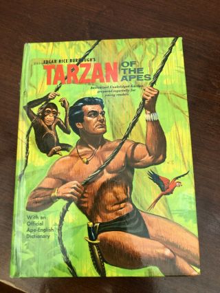Tarzan Of The Apes - 1964 Hardcover,  Western Pub. ,  Vg - Cond.  284 Pp W/illus.