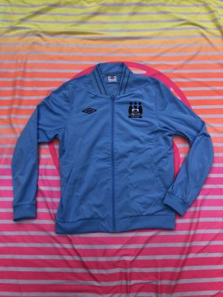Nwot Vintage Rare Umbro Manchester City Fc Jersey Jacket Medium Small England
