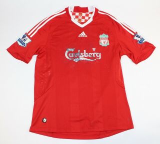 Glen Johnson Liverpool Barclays Premier League Soccer Jersey Red Adidas L