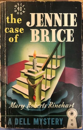 The Case Of Jennie Brice By Mary Roberts Rinehart Dell Mapback 40 Scarce