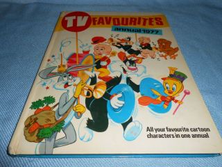 Vintage Uk Annual - Tv Favorites Annual 1977 - Bugs Bunny Daffy Duck,  Sylvester