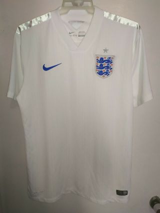 England National Team 2014/2015 Home Football Shirt Jersey Nike Size - M Adult