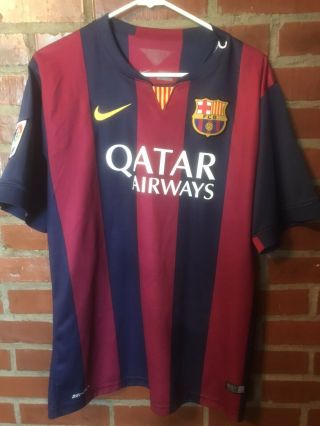 Fc Barcelona Messi Jersey / Shirt Sz L