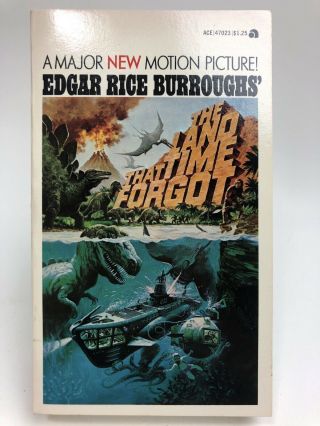 The Land That Time Forgot Edgar Rice Burroughs Ace Movie Tie In Science Fiction
