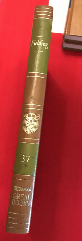 Henry Fielding Vol 37 Britannica Great Books (1952) History Of Tom Jones,  Hc G