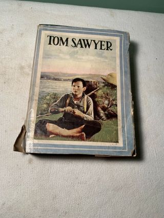The Adventures Of Tom Sawyer Vintage Book 1931 Mark Twain,  Whitman Publishing