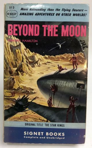 Beyond The Moon Edmond Hamilton Signet Science Fiction 1st Printing
