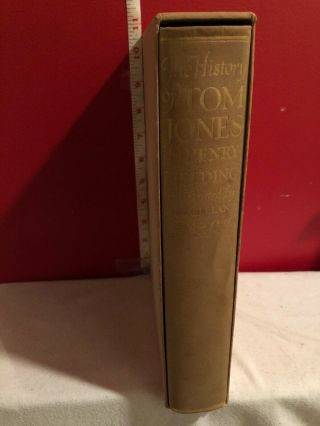 The History Of Tom Jones,  A Foundling By Fielding 1952 Heritage Press Slipcover
