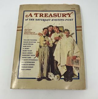 Vintage A Treasury Of The Saturday Evening Post 1979
