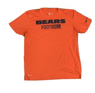 Chicago Bears Men’s Nike Dri Fit Short Sleeve T Shirt Size Large