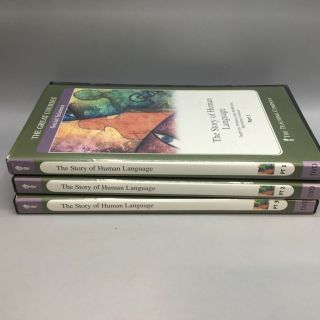 The Story Of Human Language 3 Part Dvd Set - The Great Courses