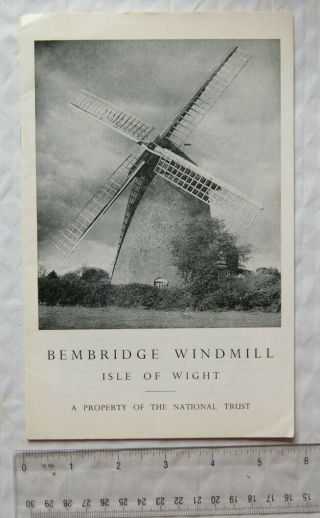 Vintage: Bembridge Windmill,  Isle Of Wight,  National Trust