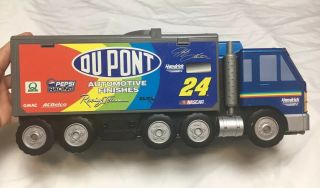 1999 Hasbro Dupont Jeff Gordon Nascar Speedway Micro Machine Semi Missing Parts