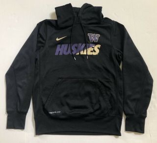 Nike Therma - Fit University Of Washington Huskies Hoodie Sweatshirt Size Small
