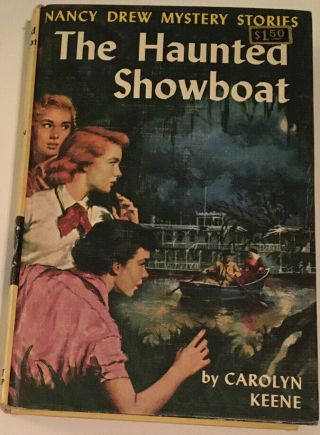 Nancy Drew 35 The Haunted Showboat By Carolyn Keene,  (1957) Hardcover Book
