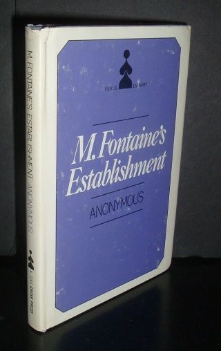 Lqqk Vintage 1969 1 Ed.  Hb.  M.  Fontaine 