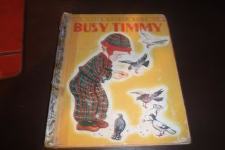 A Little Golden Book 1948 " Busy Timmy "